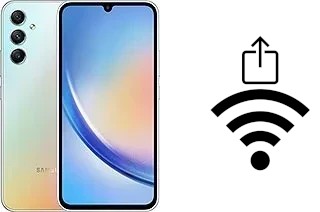 Generar QR con la clave Wifi en un Samsung Galaxy A34