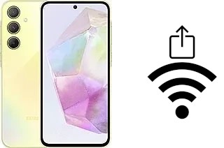Cómo generar un código QR con la contraseña Wifi en un Samsung Galaxy A35