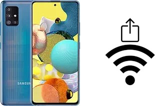 Generar QR con la clave Wifi en un Samsung Galaxy A51 5G UW