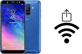 Generar QR con la clave Wifi en un Samsung Galaxy A6+ (2018)