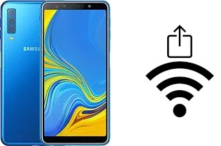 Generar QR con la clave Wifi en un Samsung Galaxy A7 (2018)