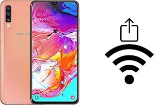 Generar QR con la clave Wifi en un Samsung Galaxy A70