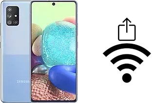 Generar QR con la clave Wifi en un Samsung Galaxy A Quantum