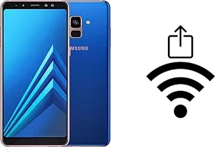 Generar QR con la clave Wifi en un Samsung Galaxy A8+ (2018)