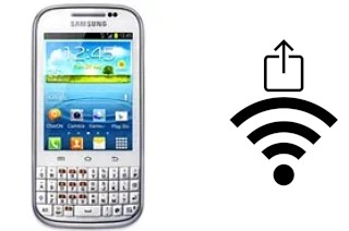 Generar QR con la clave Wifi en un Samsung Galaxy Chat B5330