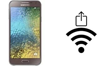 Generar QR con la clave Wifi en un Samsung Galaxy E5