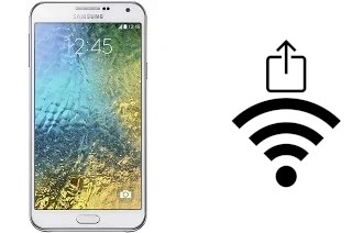 Generar QR con la clave Wifi en un Samsung Galaxy E7