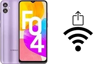 Generar QR con la clave Wifi en un Samsung Galaxy F04