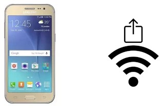 Generar QR con la clave Wifi en un Samsung Galaxy J2 DTV