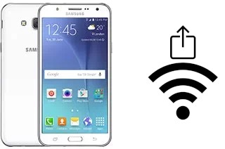 Generar QR con la clave Wifi en un Samsung Galaxy J5