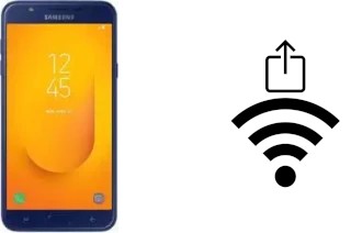 Generar QR con la clave Wifi en un Samsung Galaxy J7 Duo (2018)