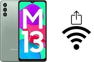 Generar QR con la clave Wifi en un Samsung Galaxy M13 (India)