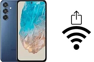 Cómo generar un código QR con la contraseña Wifi en un Samsung Galaxy M35