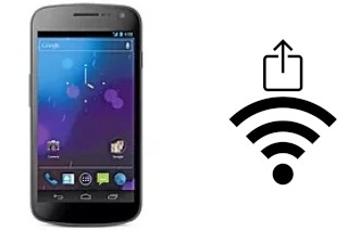 Generar QR con la clave Wifi en un Samsung Galaxy Nexus LTE L700