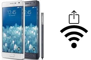 Generar QR con la clave Wifi en un Samsung Galaxy Note Edge