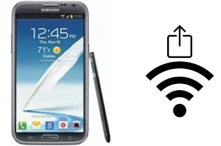 Generar QR con la clave Wifi en un Samsung Galaxy Note II CDMA