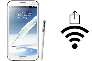 Generar QR con la clave Wifi en un Samsung Galaxy Note II N7100