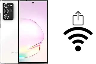 Generar QR con la clave Wifi en un Samsung Galaxy Note20+ 5G