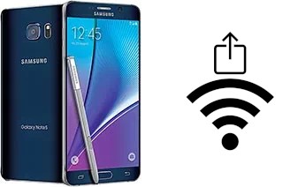 Generar QR con la clave Wifi en un Samsung Galaxy Note5 (USA)