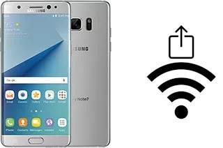 Generar QR con la clave Wifi en un Samsung Galaxy Note7 (USA)