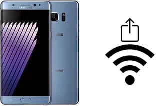 Generar QR con la clave Wifi en un Samsung Galaxy Note7