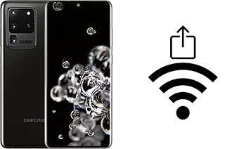 Generar QR con la clave Wifi en un Samsung Galaxy S20 Ultra