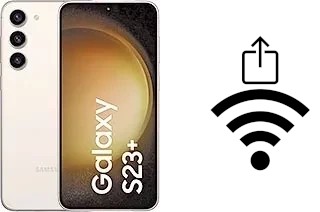 Generar QR con la clave Wifi en un Samsung Galaxy S23+