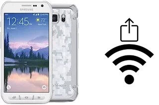 Generar QR con la clave Wifi en un Samsung Galaxy S6 active