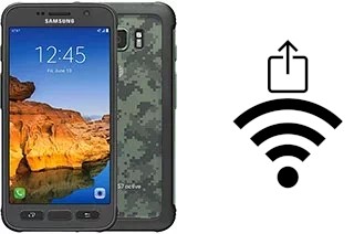 Generar QR con la clave Wifi en un Samsung Galaxy S7 active