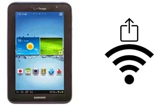 Generar QR con la clave Wifi en un Samsung Galaxy Tab 2 7.0 I705