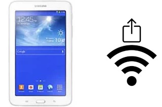 Generar QR con la clave Wifi en un Samsung Galaxy Tab 3 lite 3G