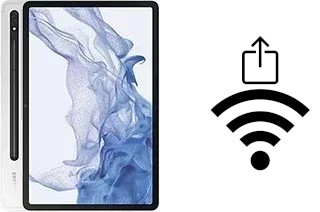 Generar QR con la clave Wifi en un Samsung Galaxy Tab S8