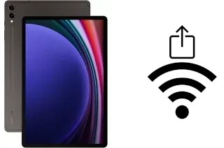 Generar QR con la clave Wifi en un Samsung Galaxy Tab S9+