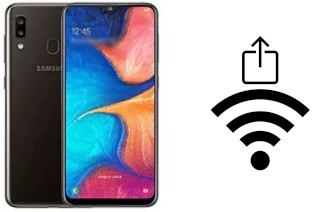 Generar QR con la clave Wifi en un Samsung Galaxy Wide4