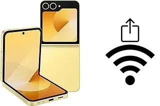 Cómo generar un código QR con la contraseña Wifi en un Samsung Galaxy Z Flip6