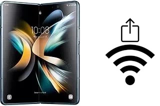 Generar QR con la clave Wifi en un Samsung Galaxy Z Fold4