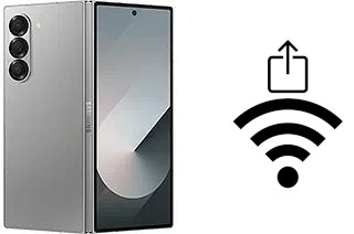 Cómo generar un código QR con la contraseña Wifi en un Samsung Galaxy Z Fold6