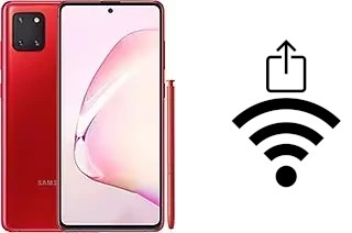 Generar QR con la clave Wifi en un Samsung Galaxy Note10 Lite