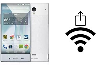 Generar QR con la clave Wifi en un Sharp Aquos Crystal