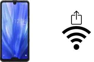 Generar QR con la clave Wifi en un Sharp Aquos R3