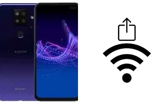 Generar QR con la clave Wifi en un Sharp Aquos Sense4 Plus