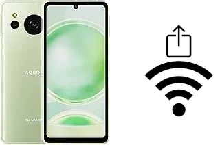 Cómo generar un código QR con la contraseña Wifi en un Sharp Aquos sense8