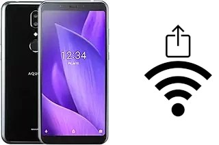 Generar QR con la clave Wifi en un Sharp Aquos V