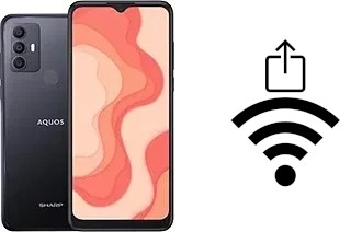 Generar QR con la clave Wifi en un Sharp Aquos V6