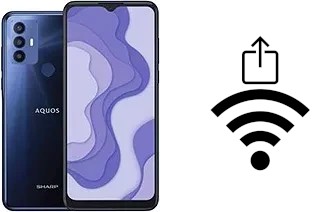 Generar QR con la clave Wifi en un Sharp Aquos V6 Plus