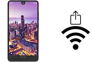 Generar QR con la clave Wifi en un Sharp Aquos C10