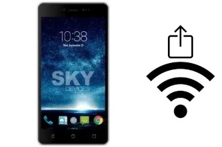 Generar QR con la clave Wifi en un Sky-Devices Sky Fuego 5-0 Plus