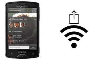 Generar QR con la clave Wifi en un Sony Ericsson Xperia mini