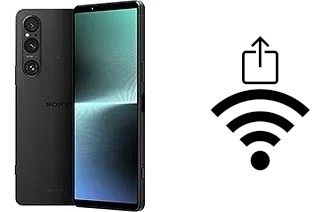 Generar QR con la clave Wifi en un Sony Xperia 1 V