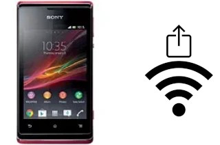 Generar QR con la clave Wifi en un Sony Xperia E